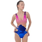 Outrun-vaporwave-hd-wallpaper-preview Side Cut Out Swimsuit