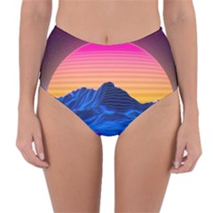 Reversible High-Waist Bikini Bottoms 