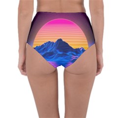 Reversible High-Waist Bikini Bottoms 