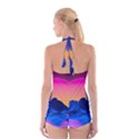 Boyleg Halter Swimsuit  