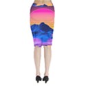 Midi Wrap Pencil Skirt 