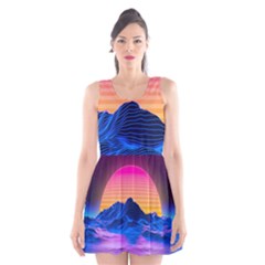 Scoop Neck Skater Dress 