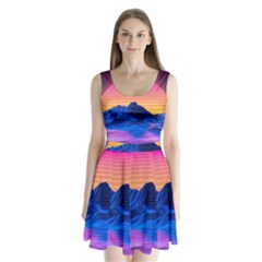 Split Back Mini Dress  