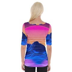 Wide Neckline T-Shirt 