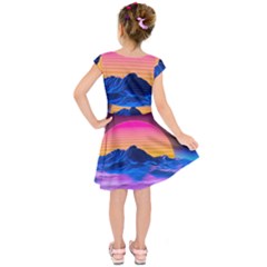 Kids  Short Sleeve Dress 