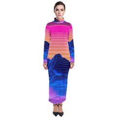 Turtleneck Maxi Dress 