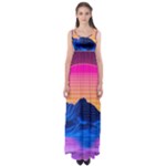 Outrun-vaporwave-hd-wallpaper-preview Empire Waist Maxi Dress