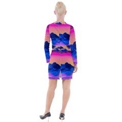 Button Long Sleeve Dress 