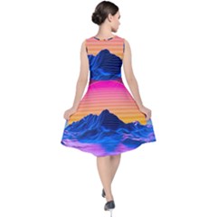 V-Neck Midi Sleeveless Dress  