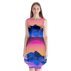 Sleeveless Chiffon Dress   
