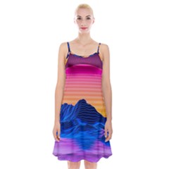 Spaghetti Strap Velvet Dress 