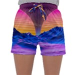 Outrun-vaporwave-hd-wallpaper-preview Sleepwear Shorts