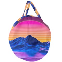 Giant Round Zipper Tote 