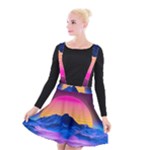 Outrun-vaporwave-hd-wallpaper-preview Suspender Skater Skirt