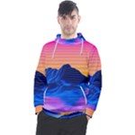 Outrun-vaporwave-hd-wallpaper-preview Men s Pullover Hoodie