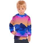 Outrun-vaporwave-hd-wallpaper-preview Kids  Hooded Pullover