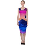 Outrun-vaporwave-hd-wallpaper-preview Sleeveless Pencil Dress