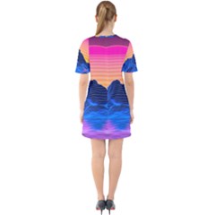 Sixties Short Sleeve Mini Dress 