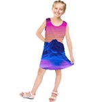 Outrun-vaporwave-hd-wallpaper-preview Kids  Tunic Dress
