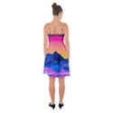 Ruffle Detail Chiffon Dress 
