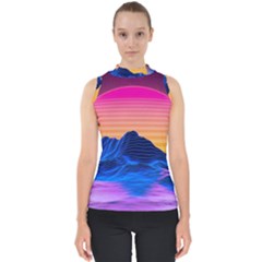 Mock Neck Shell Top 