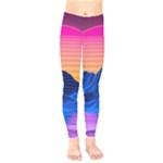 Outrun-vaporwave-hd-wallpaper-preview Kids  Leggings
