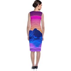 Sleeveless Velvet Midi Dress 