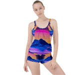 Outrun-vaporwave-hd-wallpaper-preview Boyleg Tankini Set 