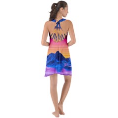 Show Some Back Chiffon Dress 