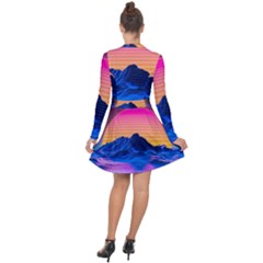 Long Sleeve Panel Dress 