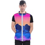 Outrun-vaporwave-hd-wallpaper-preview Men s Puffer Vest