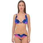Outrun-vaporwave-hd-wallpaper-preview Double Strap Halter Bikini Set
