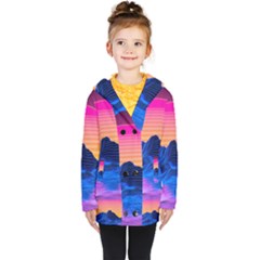 Kids  Double Breasted Button Coat 