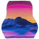 Outrun-vaporwave-hd-wallpaper-preview Car Seat Back Cushion 
