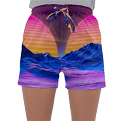 Women s Satin Sleepwear Shorts 