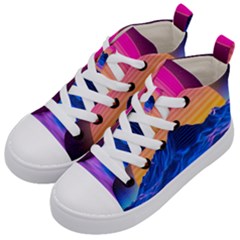 Kids  Mid-Top Canvas Sneakers 