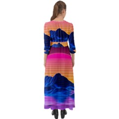 Button Up Boho Maxi Dress 