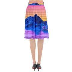 Flared Midi Skirt 