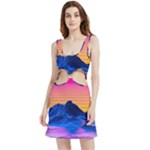 Outrun-vaporwave-hd-wallpaper-preview Velvet Cutout Dress