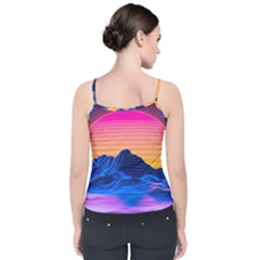 Velvet Spaghetti Strap Top 