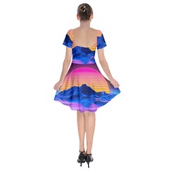 Short Sleeve Bardot Dress 