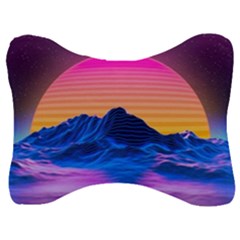 Velour Seat Head Rest Cushion 
