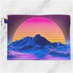 Outrun-vaporwave-hd-wallpaper-preview Canvas Cosmetic Bag (XXL)