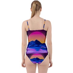 Cut Out Top Tankini Set 