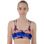 Outrun-vaporwave-hd-wallpaper-preview Line Them Up Sports Bra