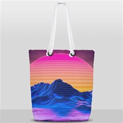 Full Print Rope Handle Tote (Small) 