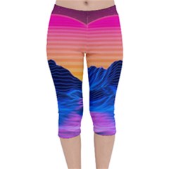 Velvet Capri Leggings  
