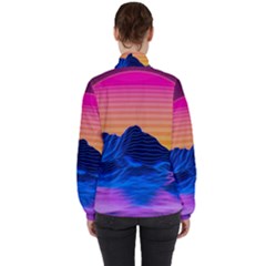 Women s High Neck Windbreaker 