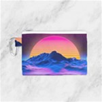 Outrun-vaporwave-hd-wallpaper-preview Canvas Cosmetic Bag (Small)