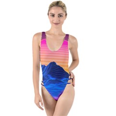 High Leg Strappy Swimsuit 